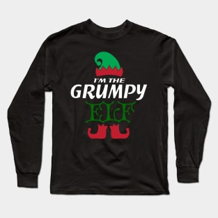 I'm the Grumpy Elf - Christmas Family Design Long Sleeve T-Shirt